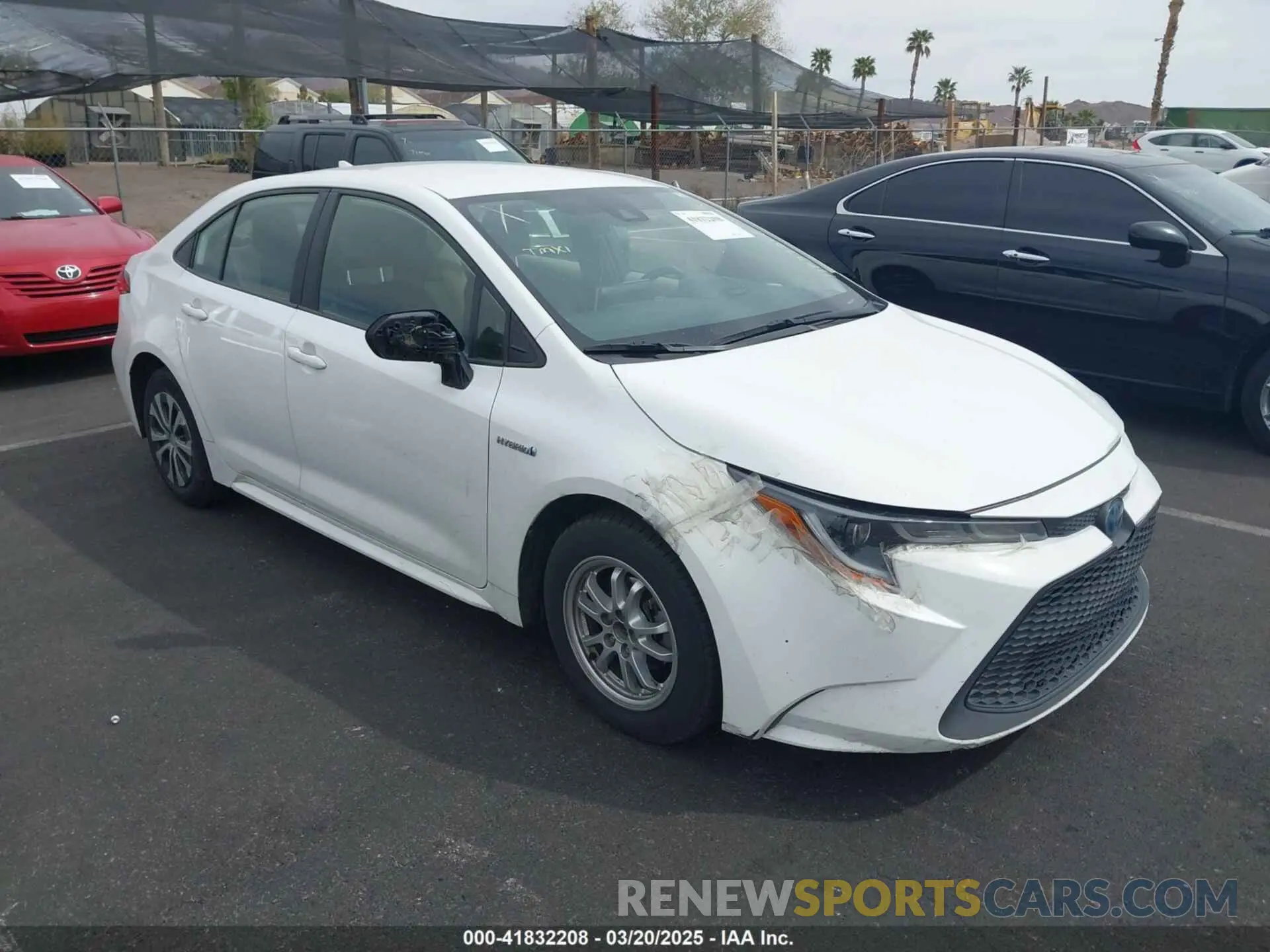 6 Photograph of a damaged car JTDEBRBE9LJ000655 TOYOTA COROLLA 2020