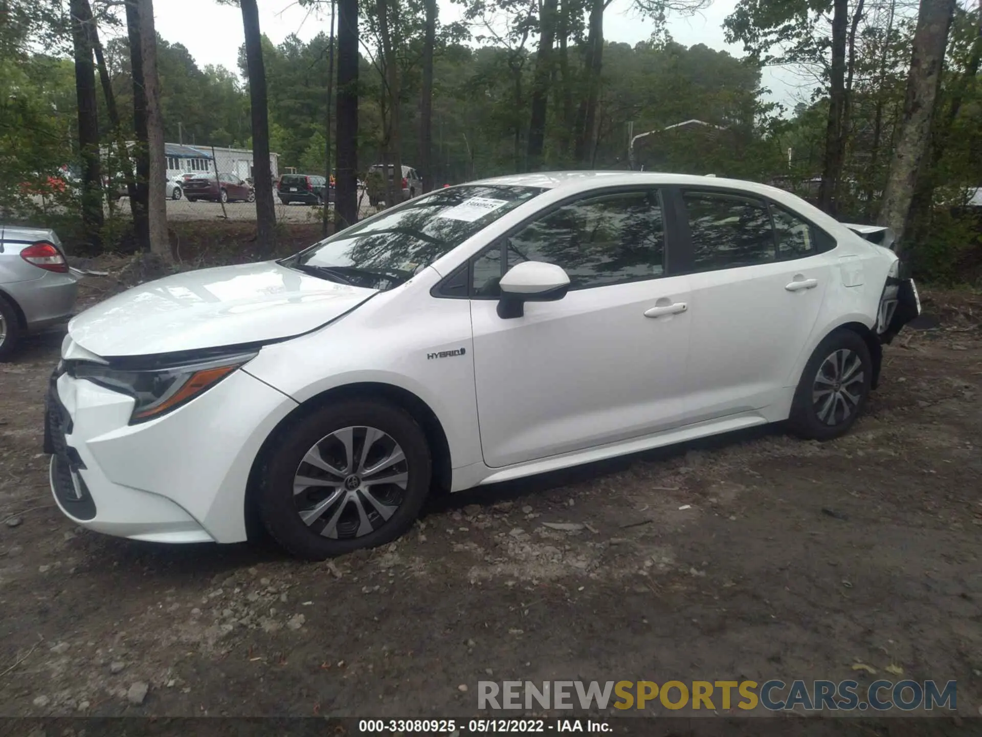 2 Photograph of a damaged car JTDEBRBE9LJ002907 TOYOTA COROLLA 2020