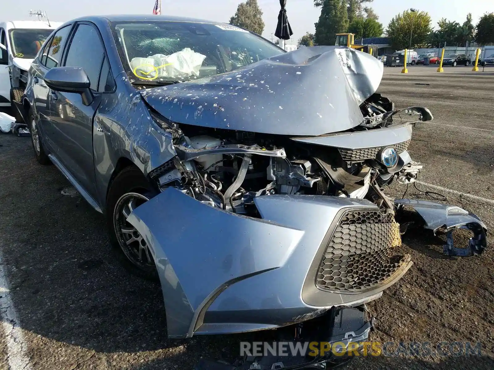 1 Photograph of a damaged car JTDEBRBE9LJ003944 TOYOTA COROLLA 2020