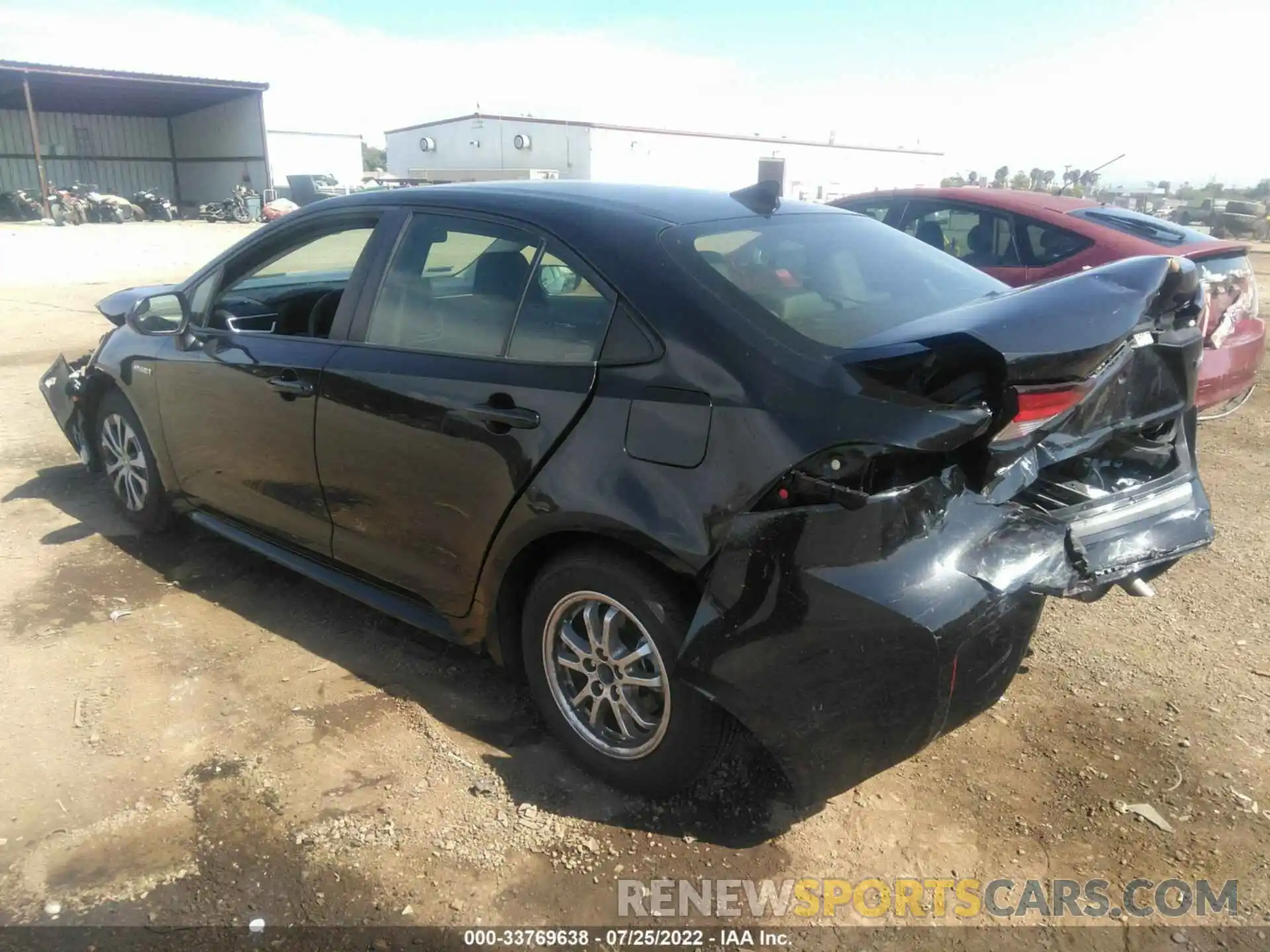 3 Photograph of a damaged car JTDEBRBE9LJ007024 TOYOTA COROLLA 2020