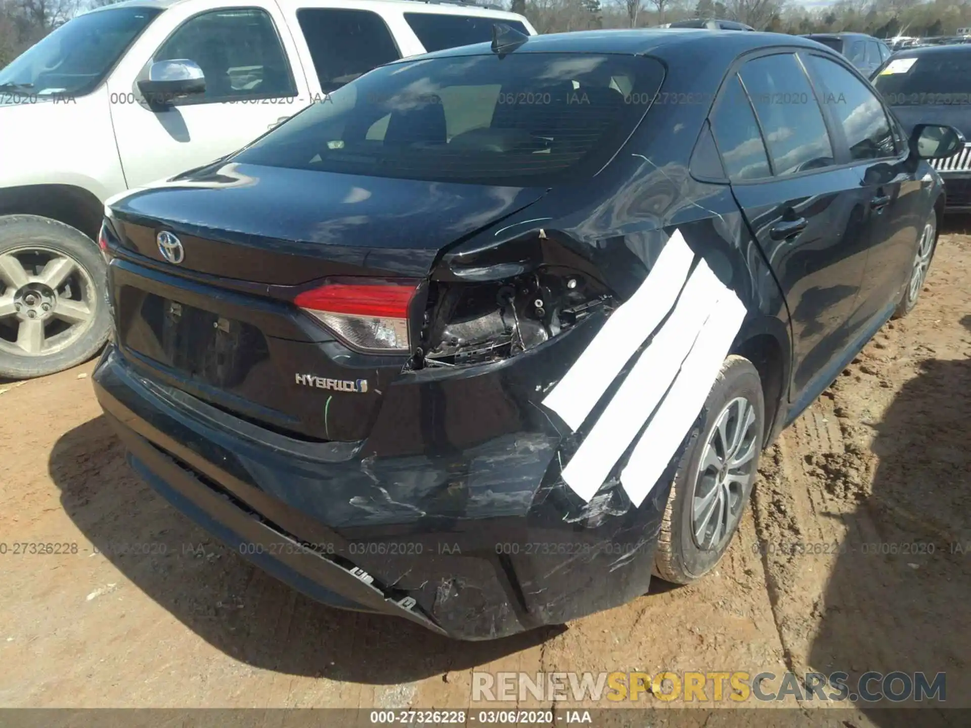 6 Photograph of a damaged car JTDEBRBE9LJ009680 TOYOTA COROLLA 2020