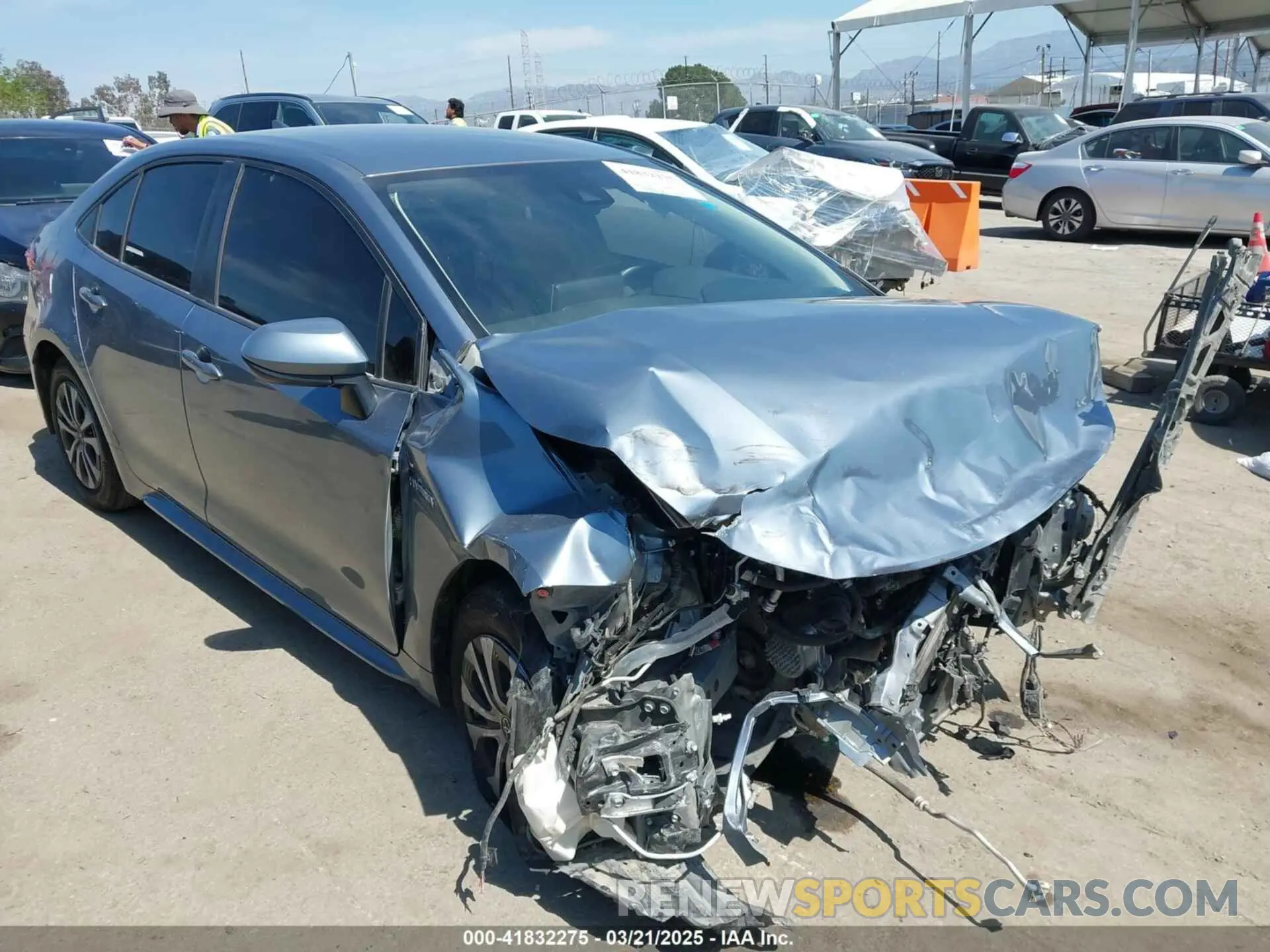 16 Photograph of a damaged car JTDEBRBE9LJ011672 TOYOTA COROLLA 2020