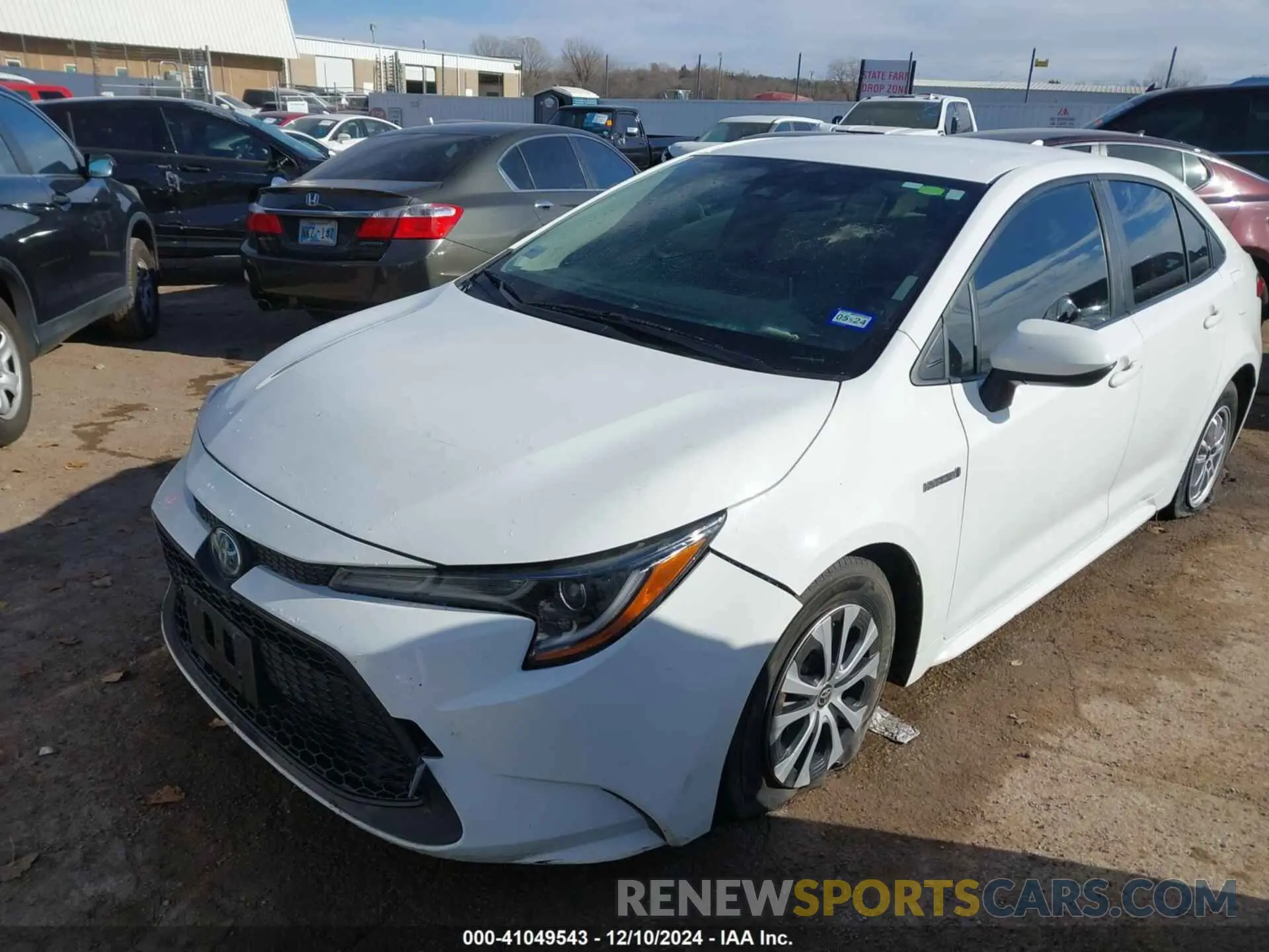 6 Photograph of a damaged car JTDEBRBE9LJ014295 TOYOTA COROLLA 2020