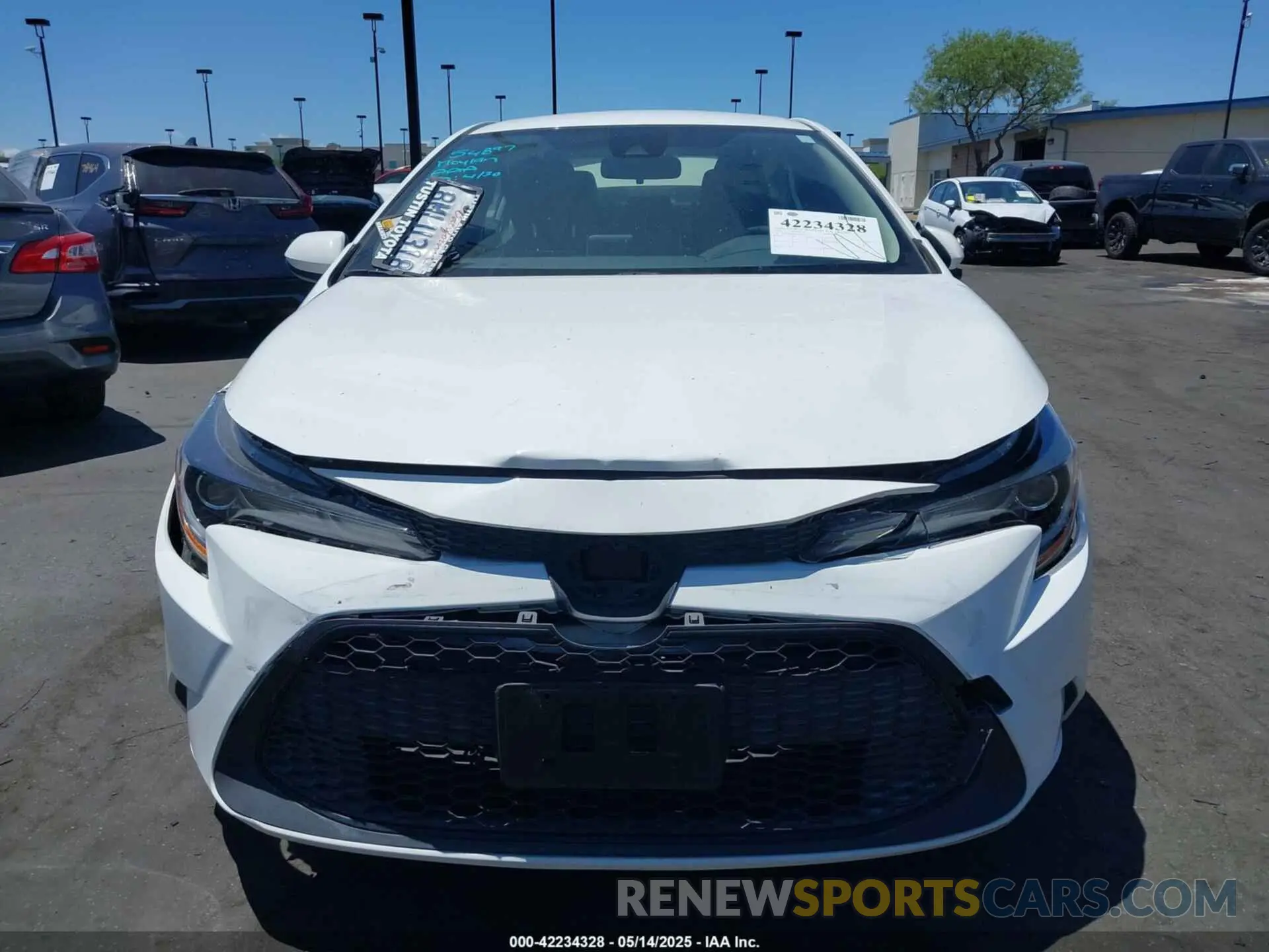 12 Photograph of a damaged car JTDEBRBE9LJ018265 TOYOTA COROLLA 2020