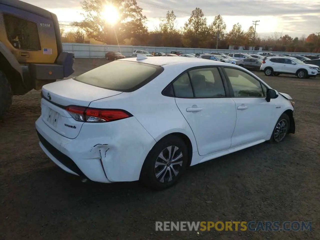 3 Photograph of a damaged car JTDEBRBE9LJ028150 TOYOTA COROLLA 2020