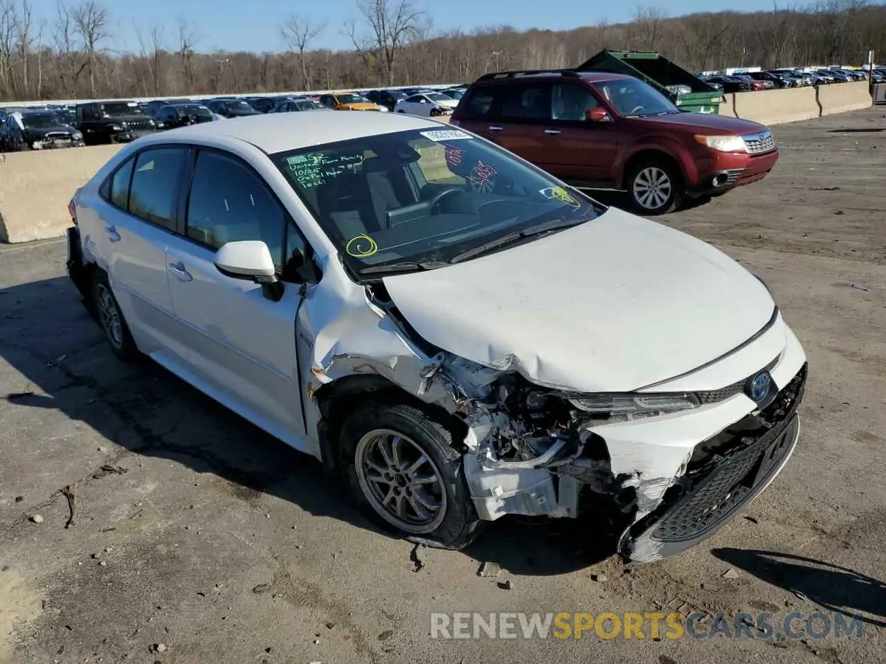 4 Photograph of a damaged car JTDEBRBEXLJ000440 TOYOTA COROLLA 2020