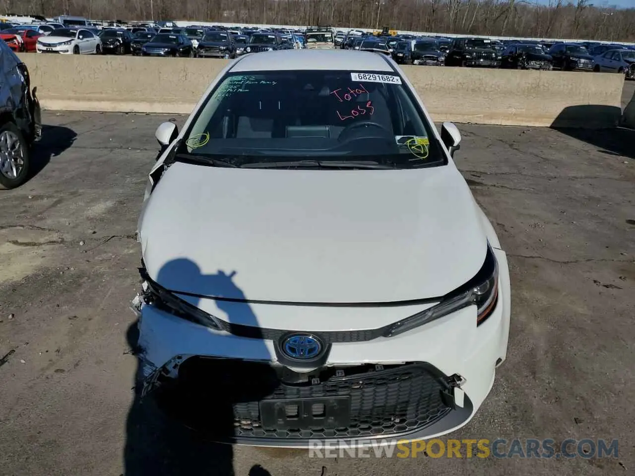5 Photograph of a damaged car JTDEBRBEXLJ000440 TOYOTA COROLLA 2020