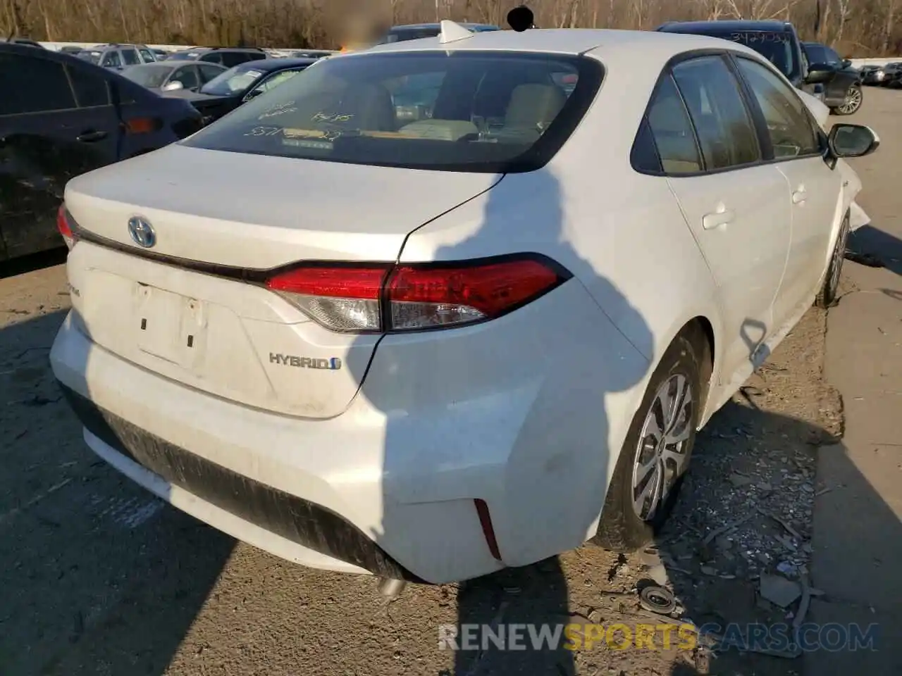 4 Photograph of a damaged car JTDEBRBEXLJ002351 TOYOTA COROLLA 2020