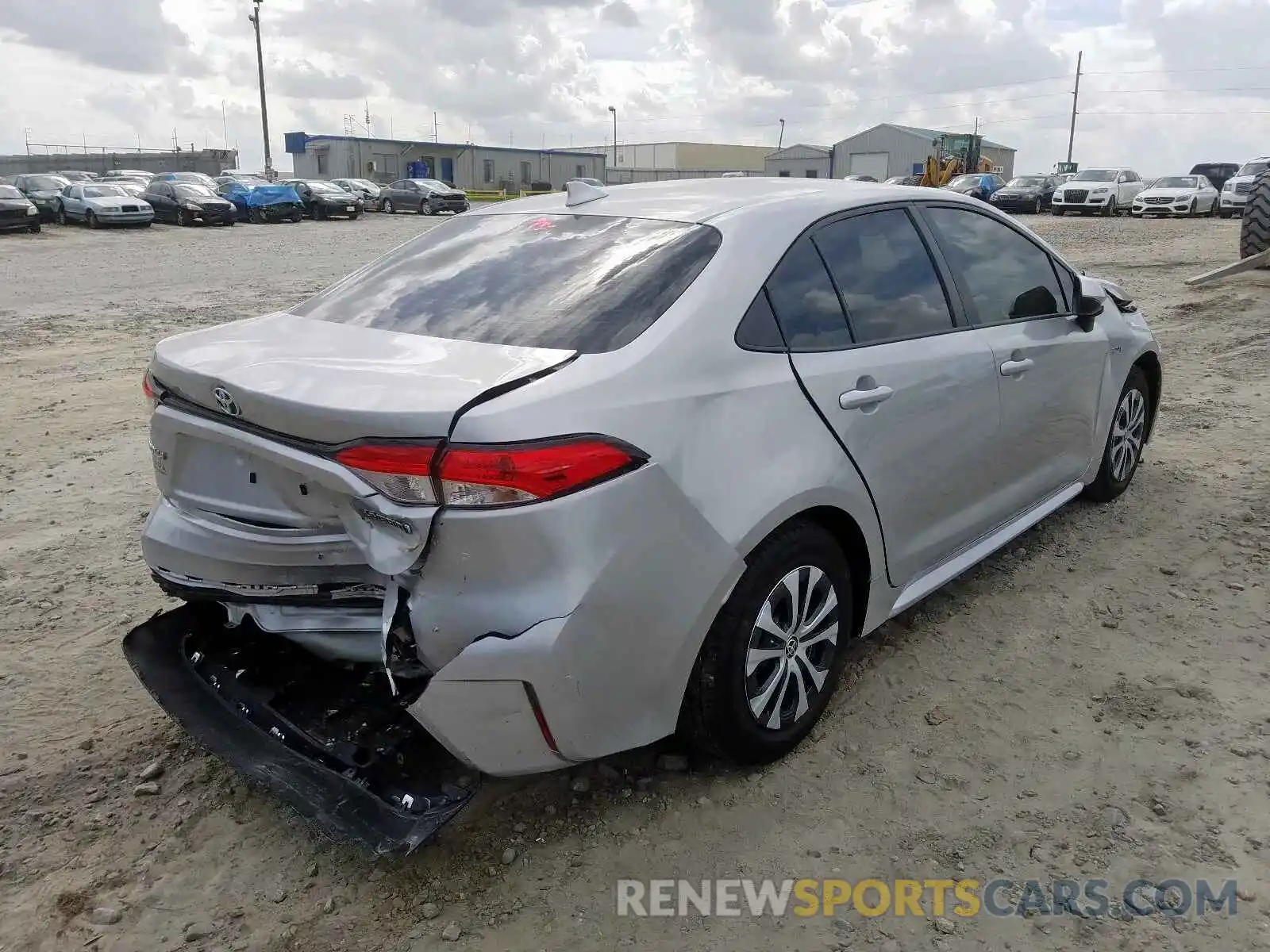 4 Photograph of a damaged car JTDEBRBEXLJ003046 TOYOTA COROLLA 2020