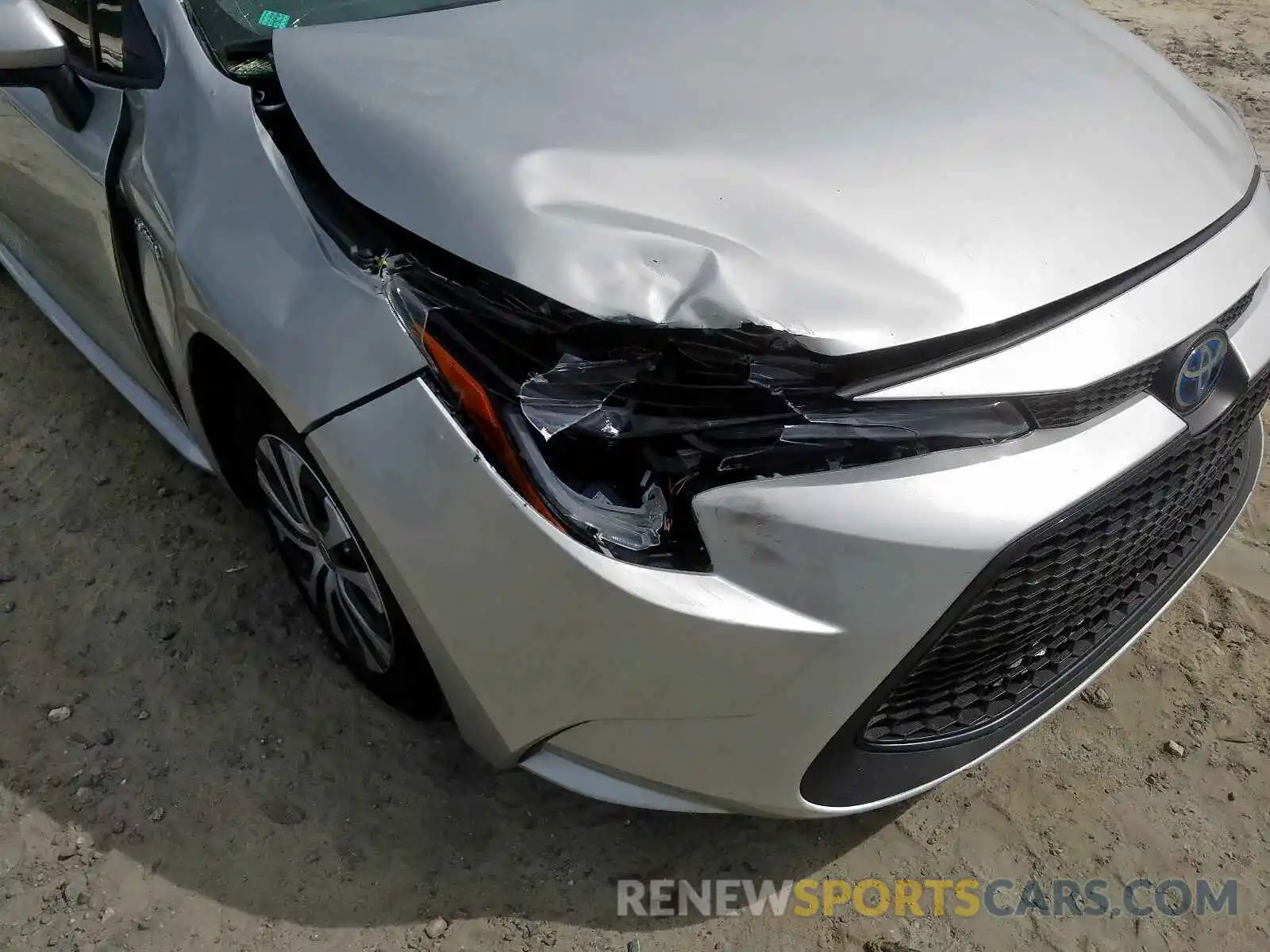 9 Photograph of a damaged car JTDEBRBEXLJ003046 TOYOTA COROLLA 2020