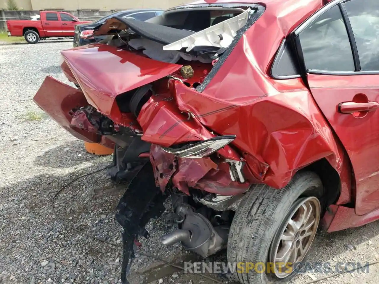 9 Photograph of a damaged car JTDEBRBEXLJ004214 TOYOTA COROLLA 2020