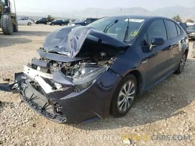 2 Photograph of a damaged car JTDEBRBEXLJ004861 TOYOTA COROLLA 2020