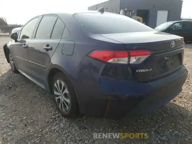 3 Photograph of a damaged car JTDEBRBEXLJ004861 TOYOTA COROLLA 2020