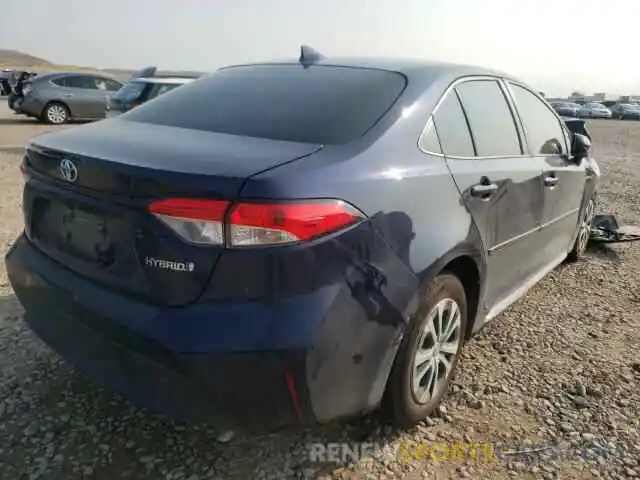 4 Photograph of a damaged car JTDEBRBEXLJ004861 TOYOTA COROLLA 2020