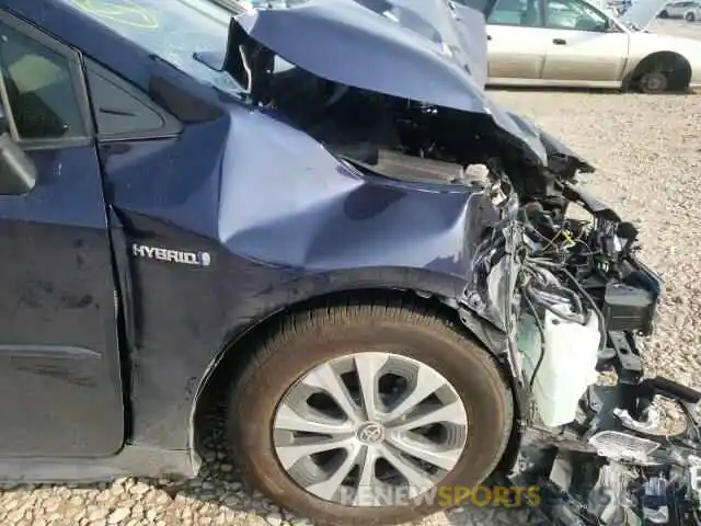 9 Photograph of a damaged car JTDEBRBEXLJ004861 TOYOTA COROLLA 2020