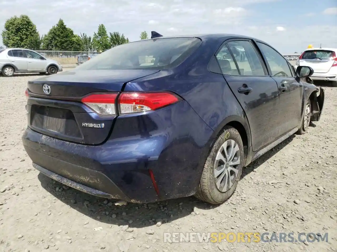 4 Photograph of a damaged car JTDEBRBEXLJ008585 TOYOTA COROLLA 2020