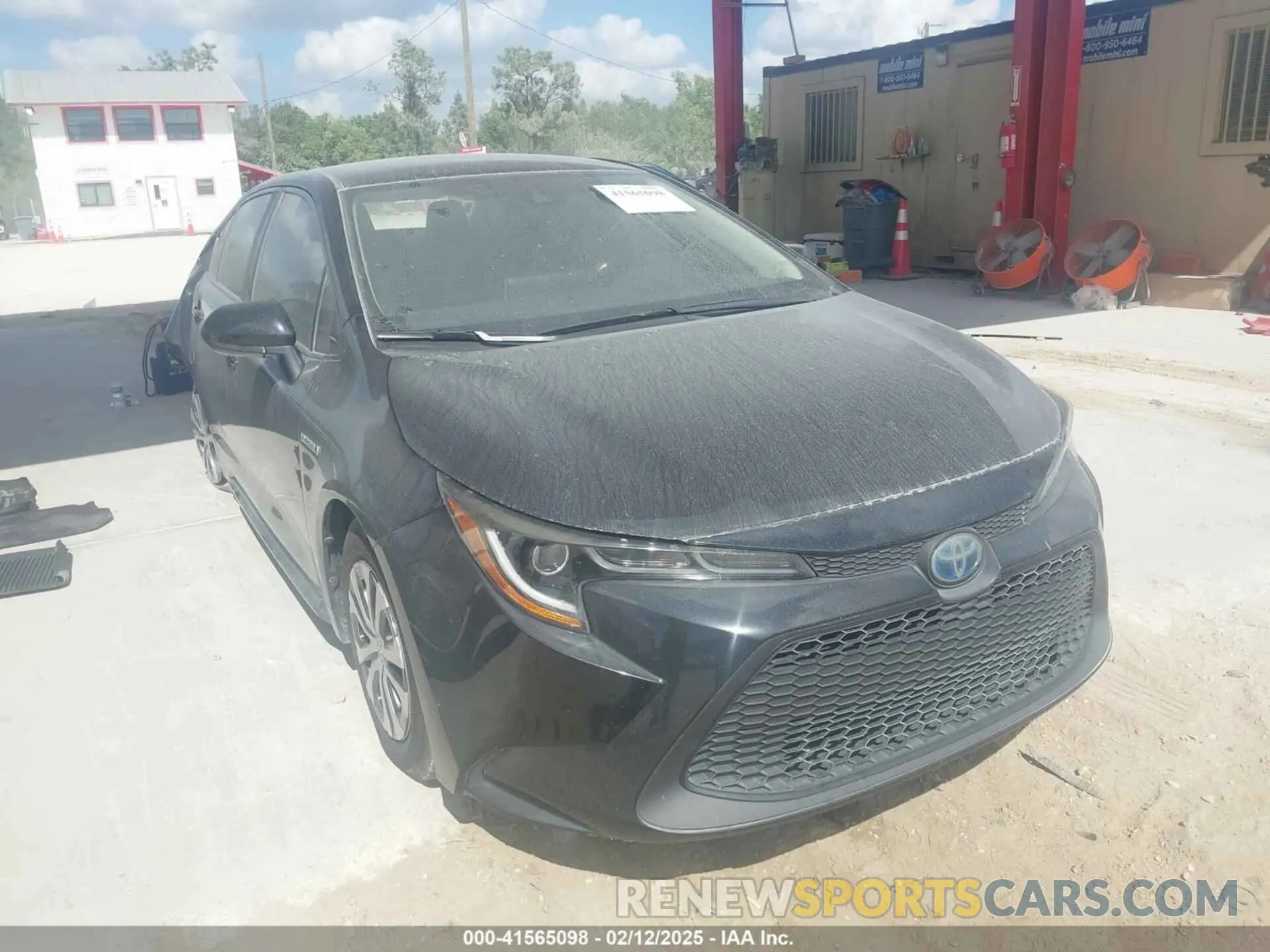 1 Photograph of a damaged car JTDEBRBEXLJ011535 TOYOTA COROLLA 2020