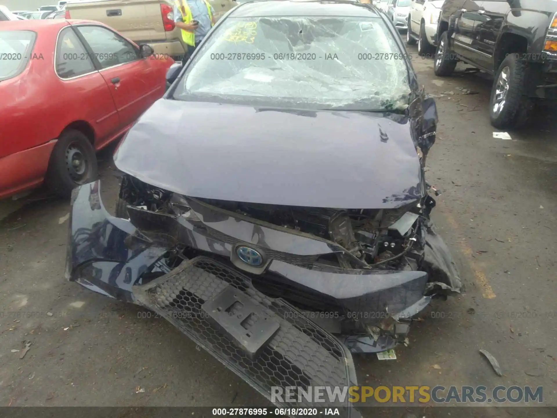 6 Photograph of a damaged car JTDEBRBEXLJ011860 TOYOTA COROLLA 2020