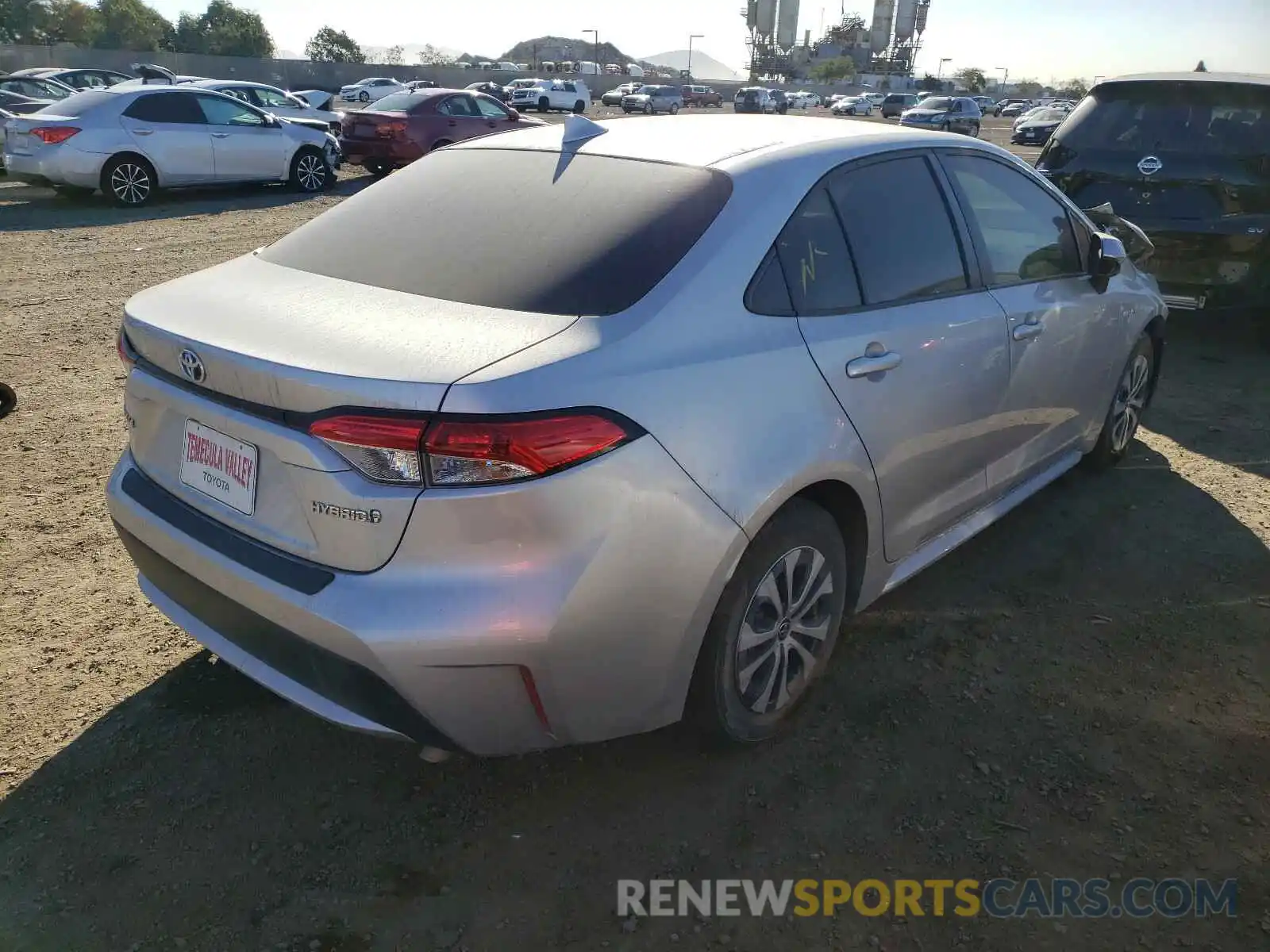 4 Photograph of a damaged car JTDEBRBEXLJ017500 TOYOTA COROLLA 2020