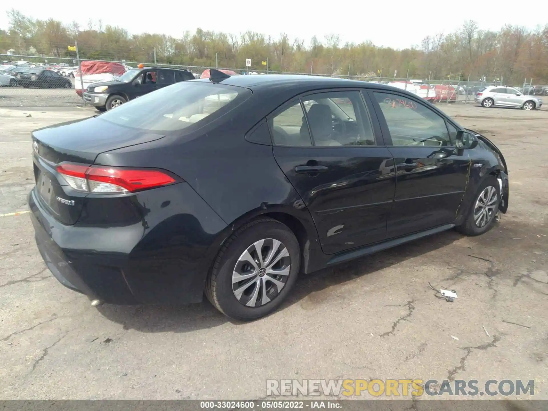 4 Photograph of a damaged car JTDEBRBEXLJ018954 TOYOTA COROLLA 2020