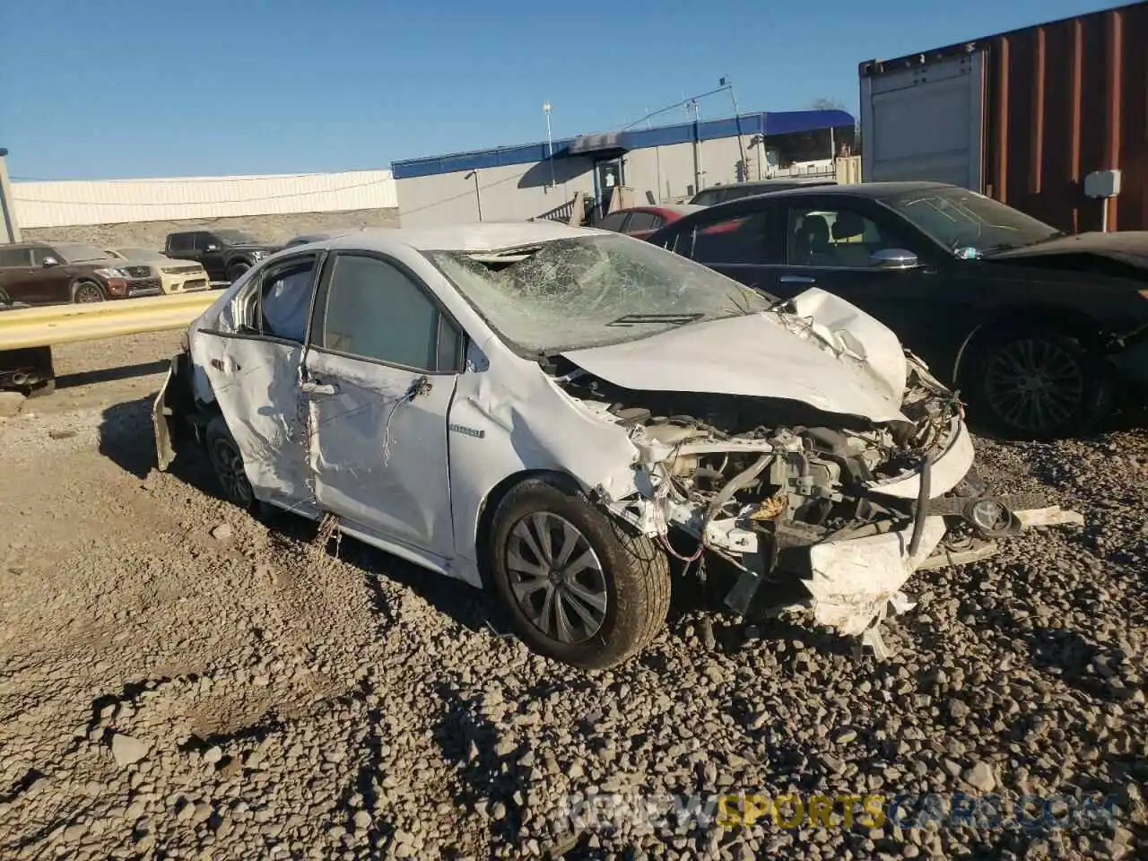 1 Photograph of a damaged car JTDEBRBEXLJ022048 TOYOTA COROLLA 2020