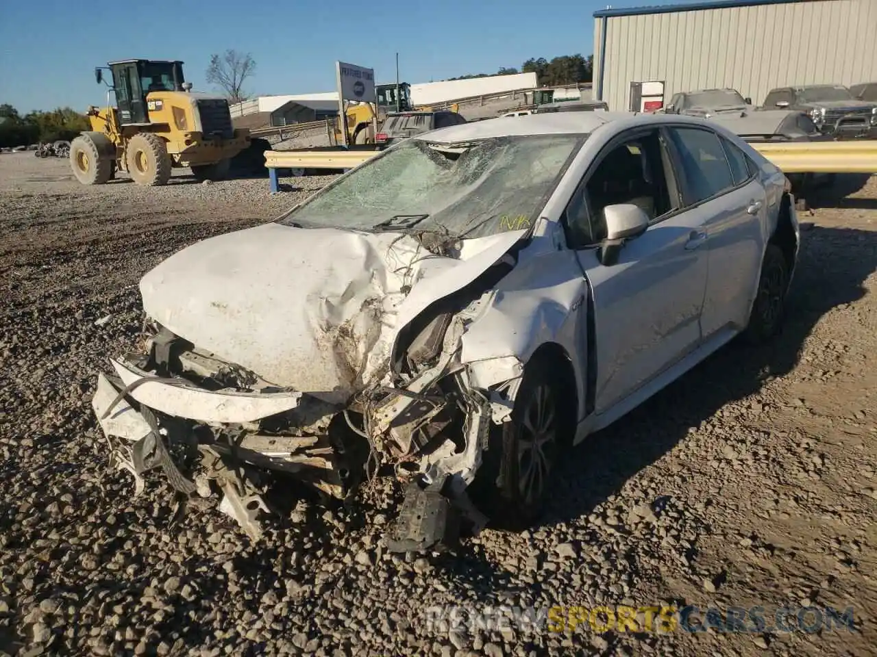 2 Photograph of a damaged car JTDEBRBEXLJ022048 TOYOTA COROLLA 2020