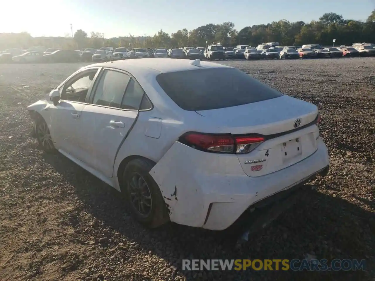 3 Photograph of a damaged car JTDEBRBEXLJ022048 TOYOTA COROLLA 2020