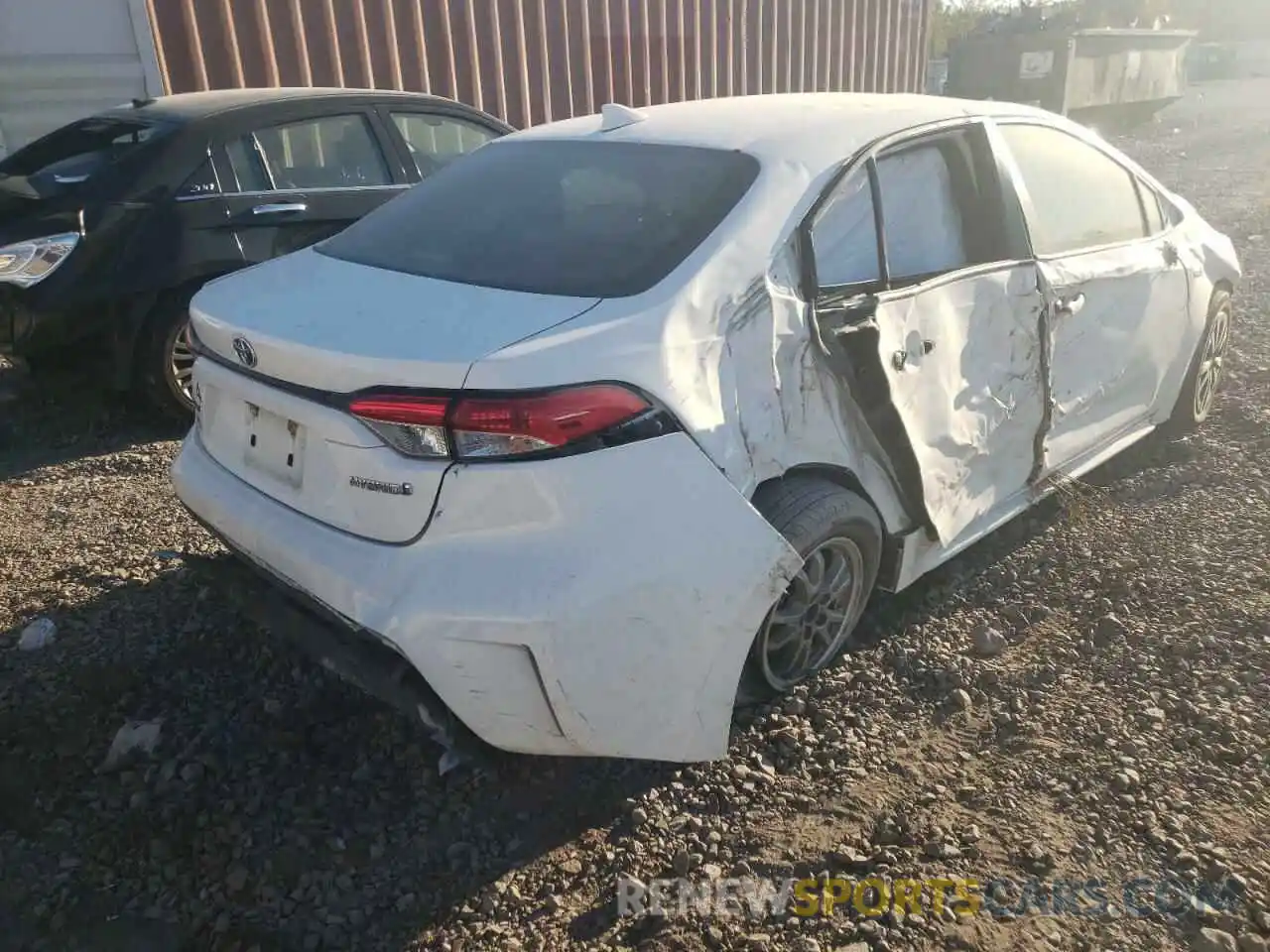 4 Photograph of a damaged car JTDEBRBEXLJ022048 TOYOTA COROLLA 2020