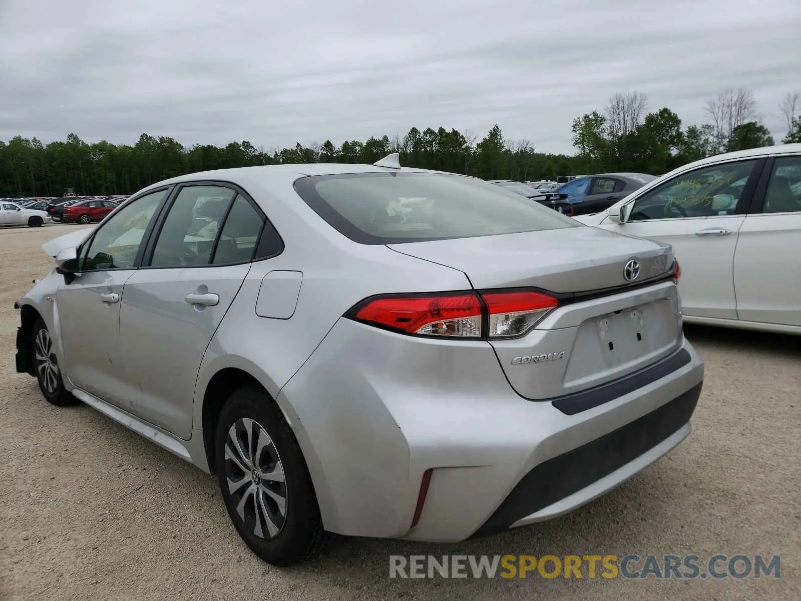 3 Photograph of a damaged car JTDEBRBEXLJ022454 TOYOTA COROLLA 2020