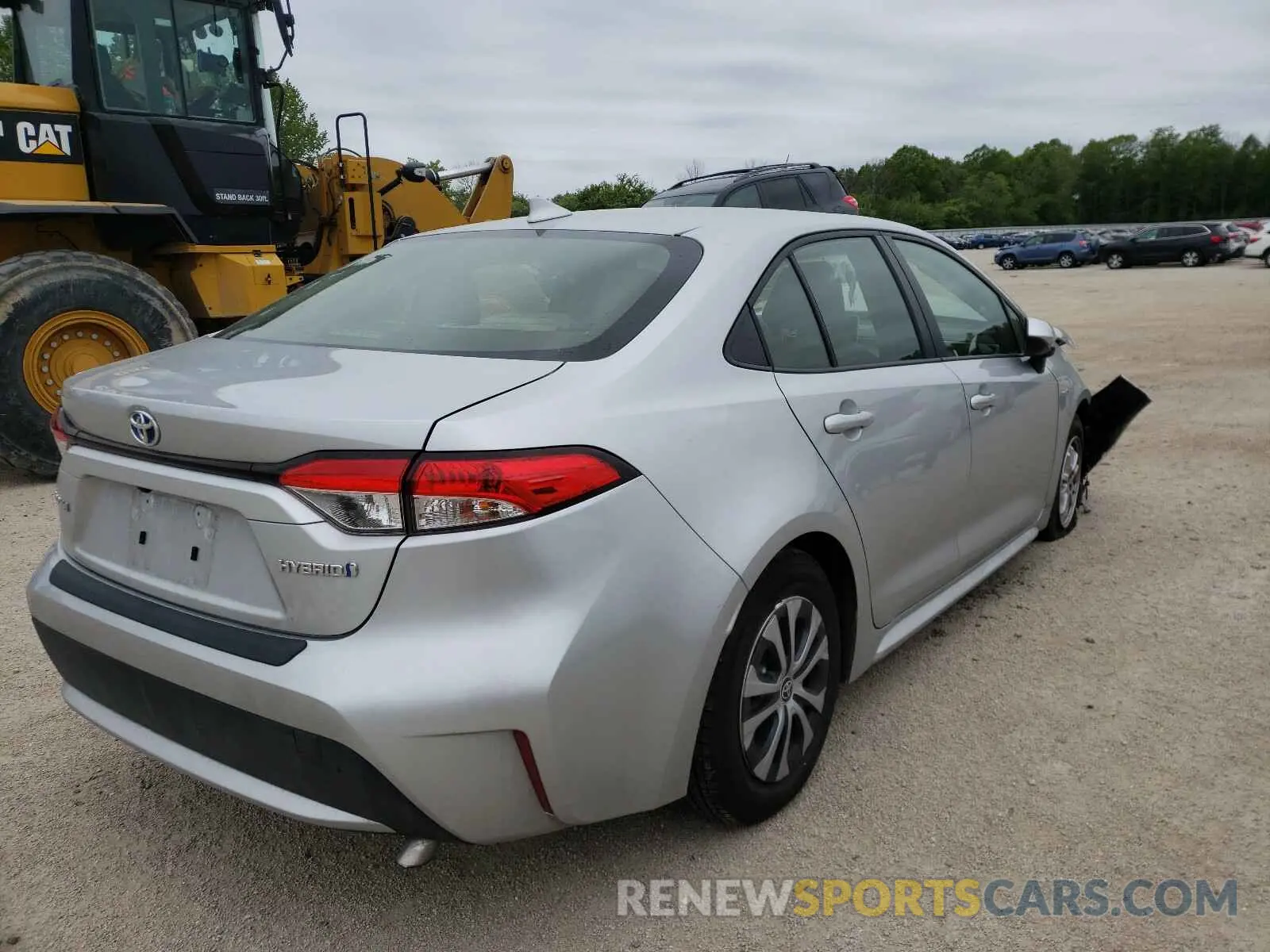 4 Photograph of a damaged car JTDEBRBEXLJ022454 TOYOTA COROLLA 2020