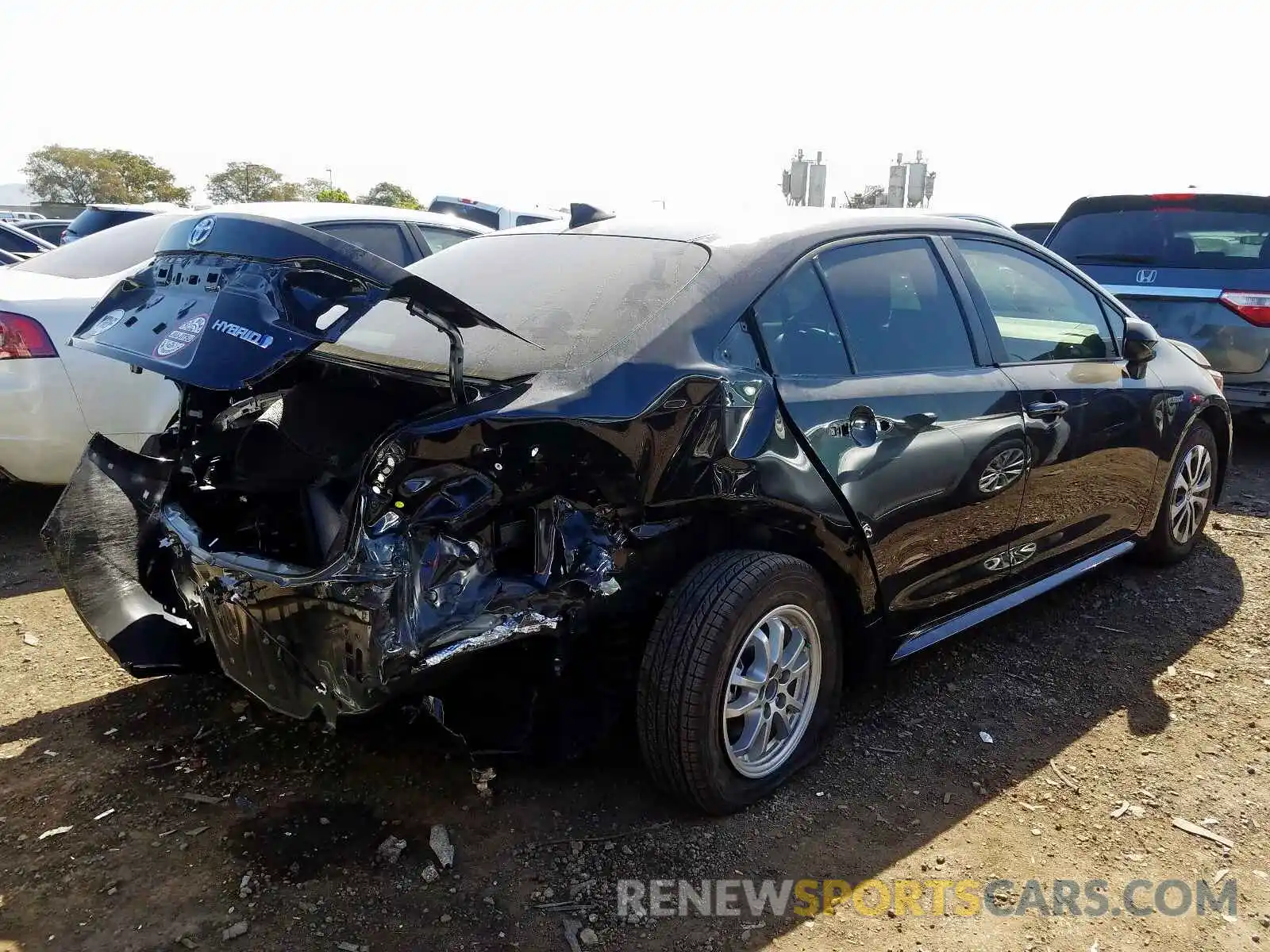 4 Photograph of a damaged car JTDEBRBEXLJ022986 TOYOTA COROLLA 2020