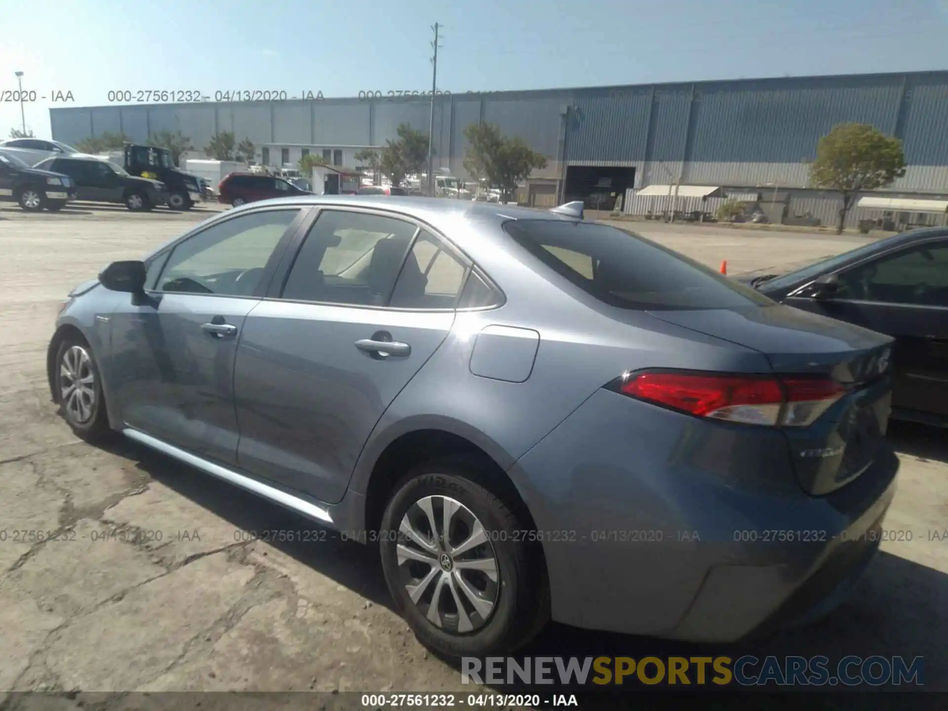 3 Photograph of a damaged car JTDEBRBEXLJ024270 TOYOTA COROLLA 2020