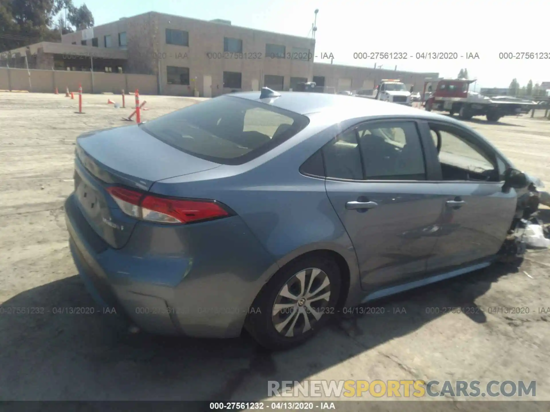 4 Photograph of a damaged car JTDEBRBEXLJ024270 TOYOTA COROLLA 2020