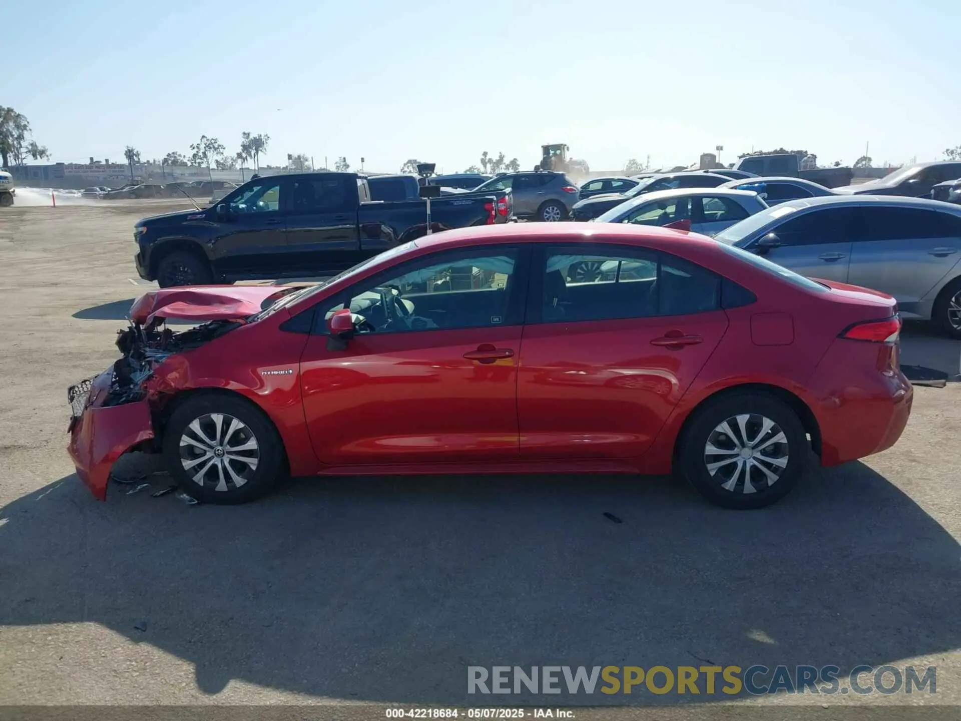 13 Photograph of a damaged car JTDEBRBEXLJ024365 TOYOTA COROLLA 2020