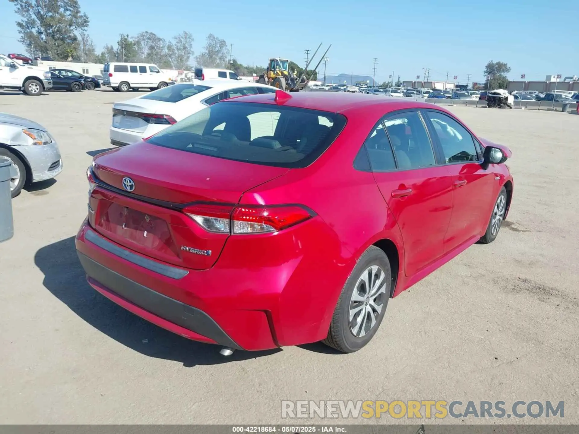 4 Photograph of a damaged car JTDEBRBEXLJ024365 TOYOTA COROLLA 2020
