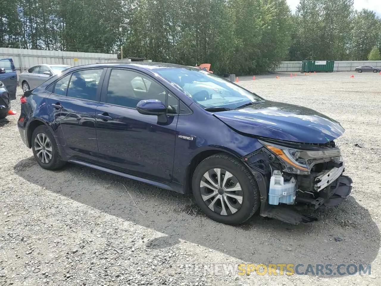 4 Photograph of a damaged car JTDEBRBEXLJ026035 TOYOTA COROLLA 2020