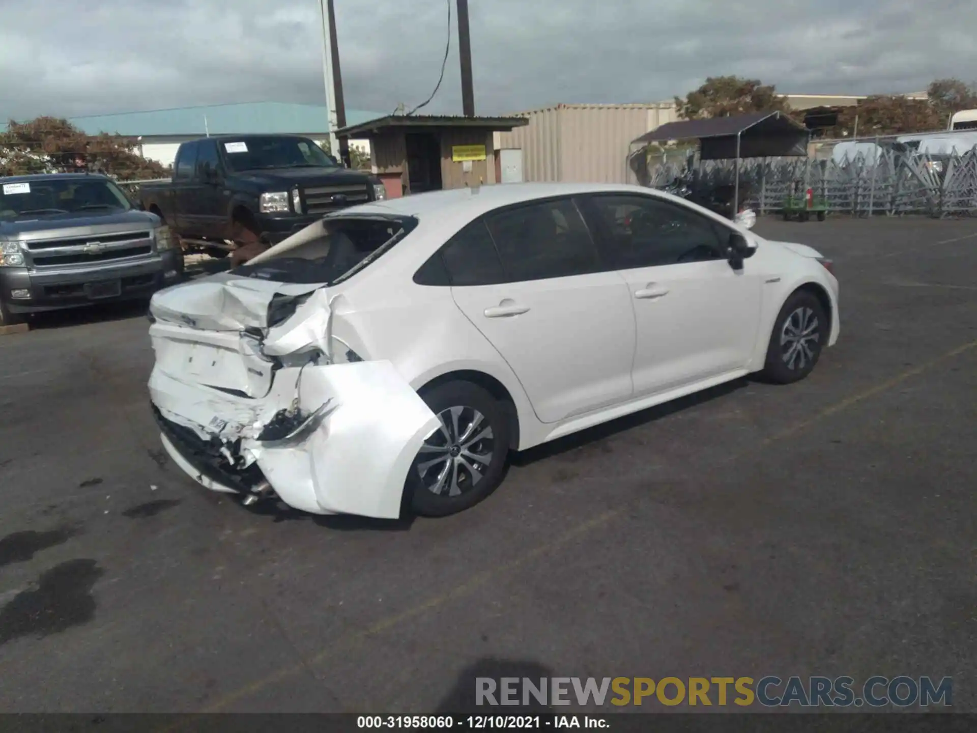 4 Photograph of a damaged car JTDEBRBEXLJ030523 TOYOTA COROLLA 2020