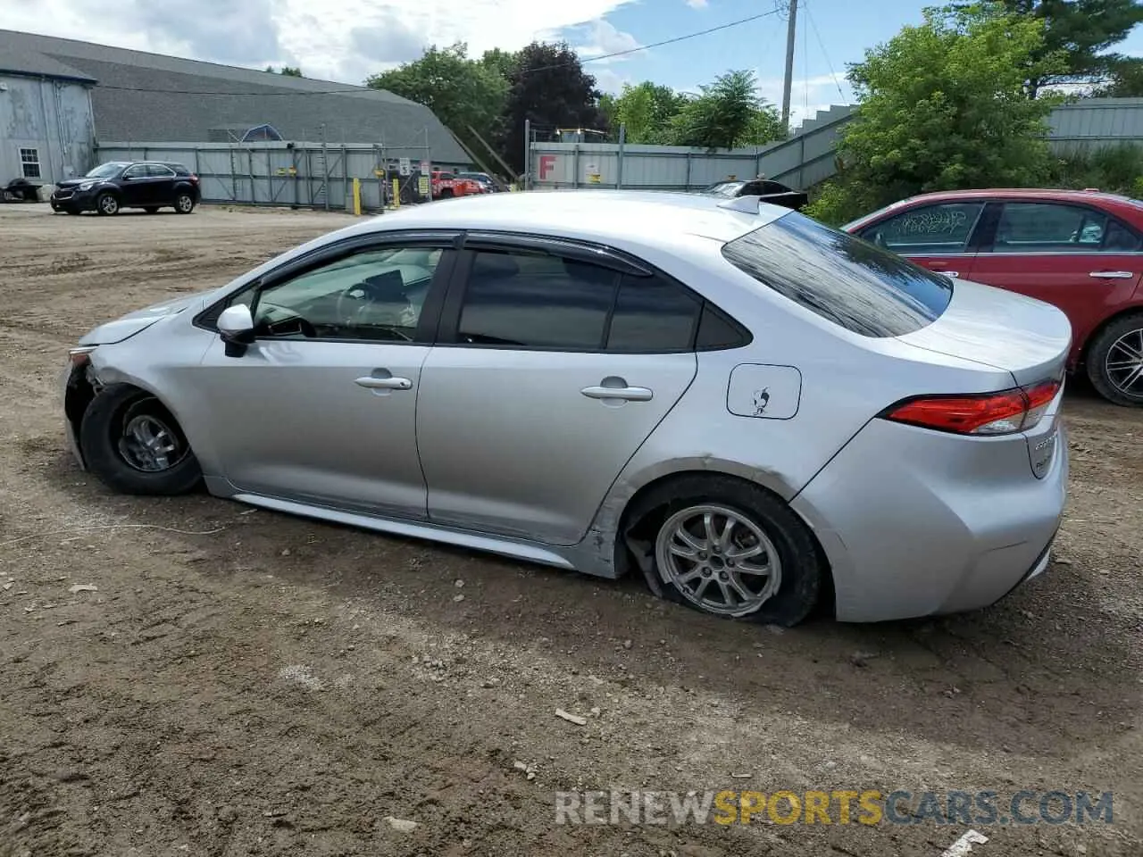 2 Photograph of a damaged car JTDEBRBEXLJ030926 TOYOTA COROLLA 2020