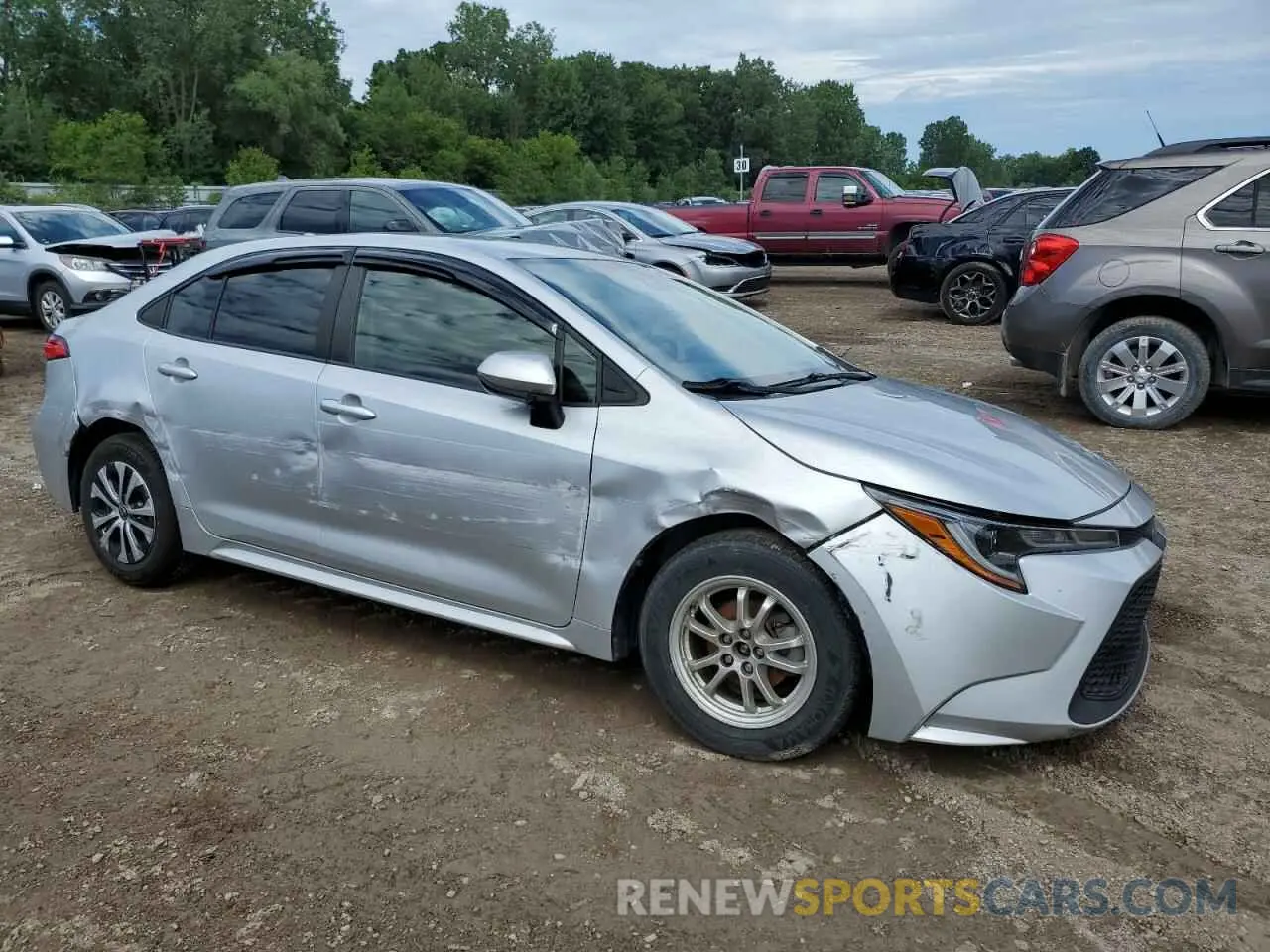 4 Photograph of a damaged car JTDEBRBEXLJ030926 TOYOTA COROLLA 2020