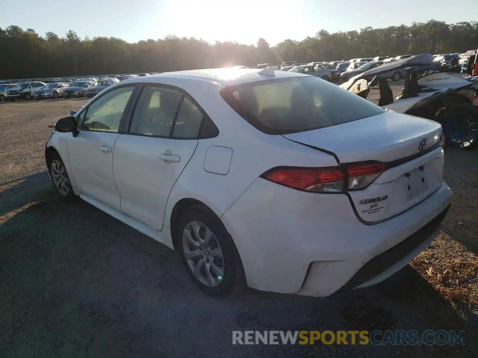 3 Photograph of a damaged car JTDEPRAE0LJ000160 TOYOTA COROLLA 2020