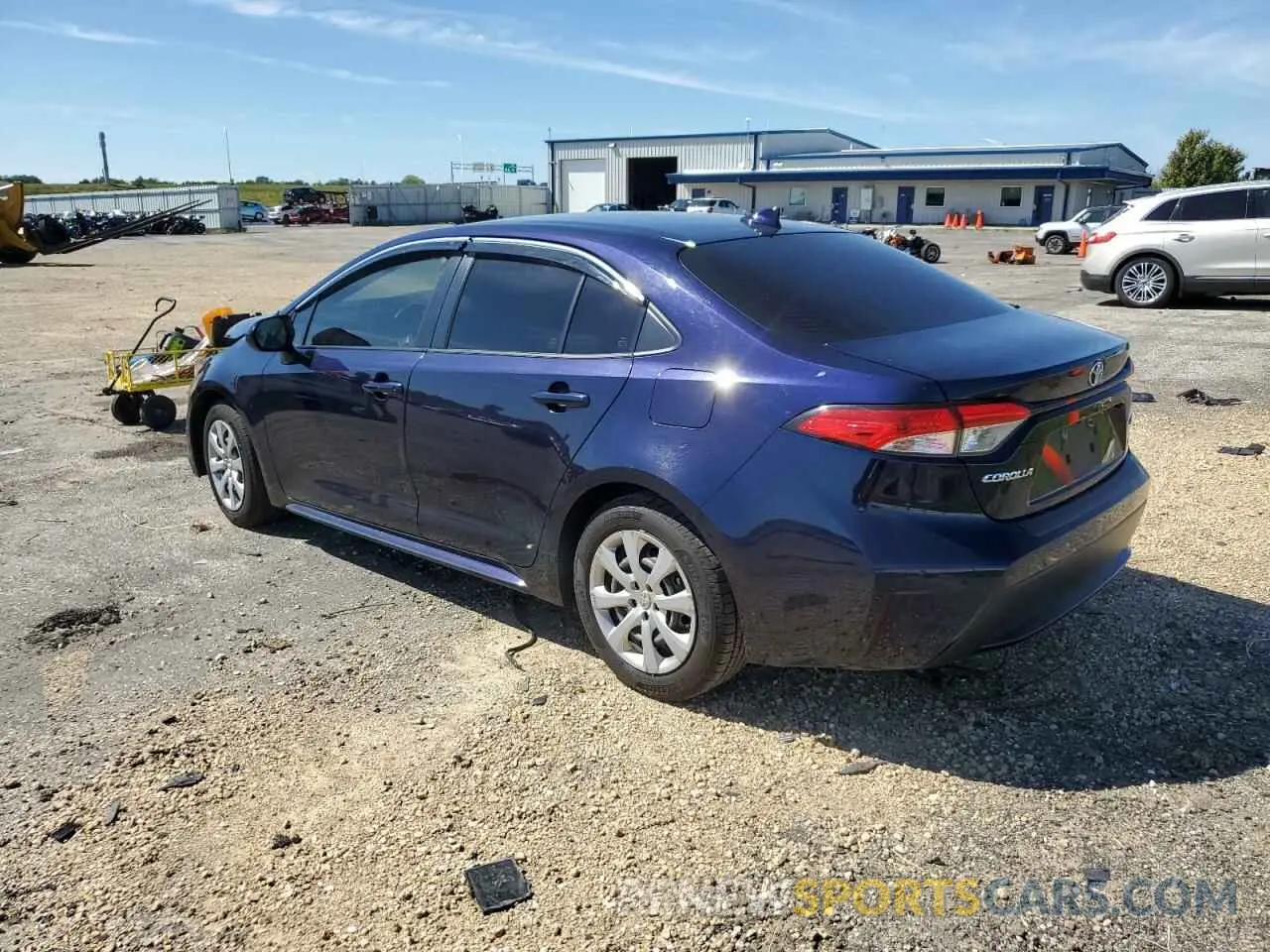 2 Photograph of a damaged car JTDEPRAE0LJ002314 TOYOTA COROLLA 2020