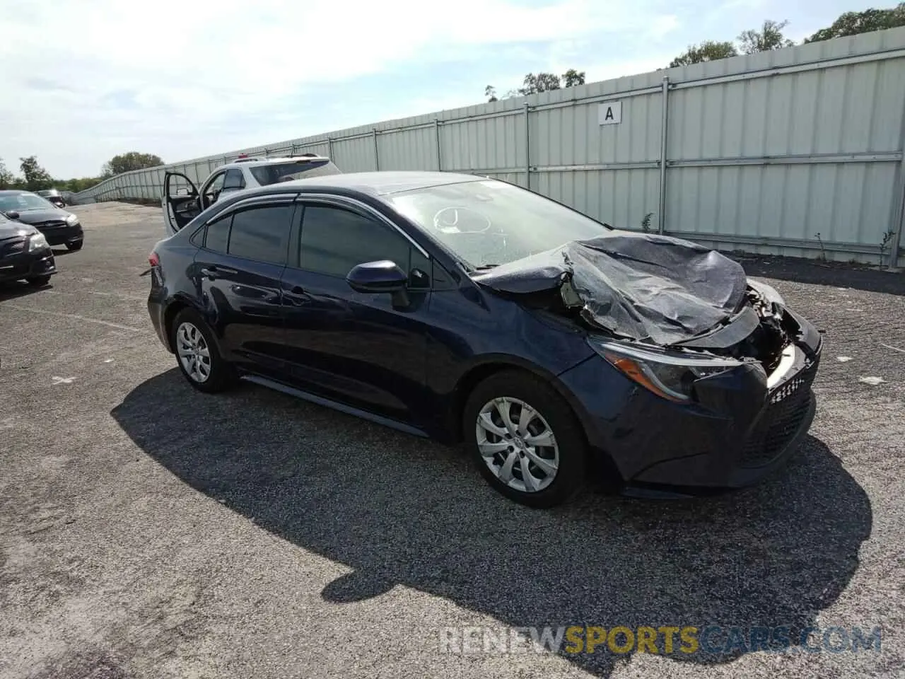 4 Photograph of a damaged car JTDEPRAE0LJ002314 TOYOTA COROLLA 2020