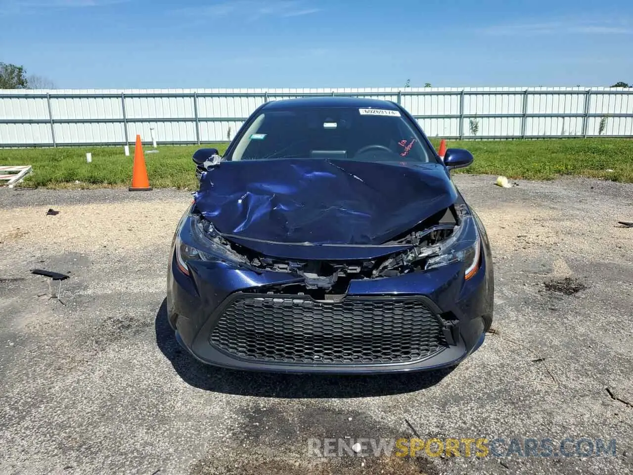 5 Photograph of a damaged car JTDEPRAE0LJ002314 TOYOTA COROLLA 2020