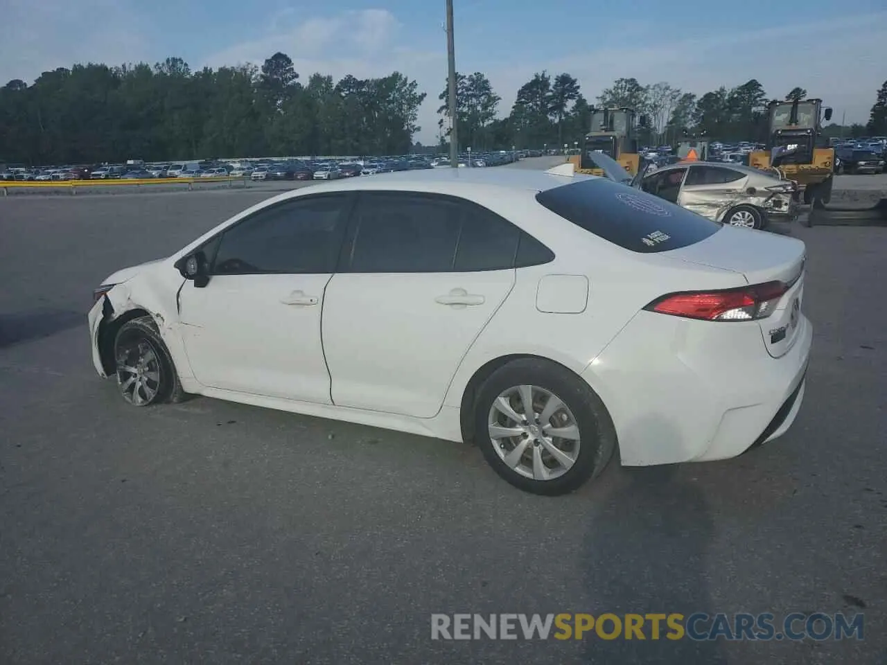 2 Photograph of a damaged car JTDEPRAE0LJ004502 TOYOTA COROLLA 2020