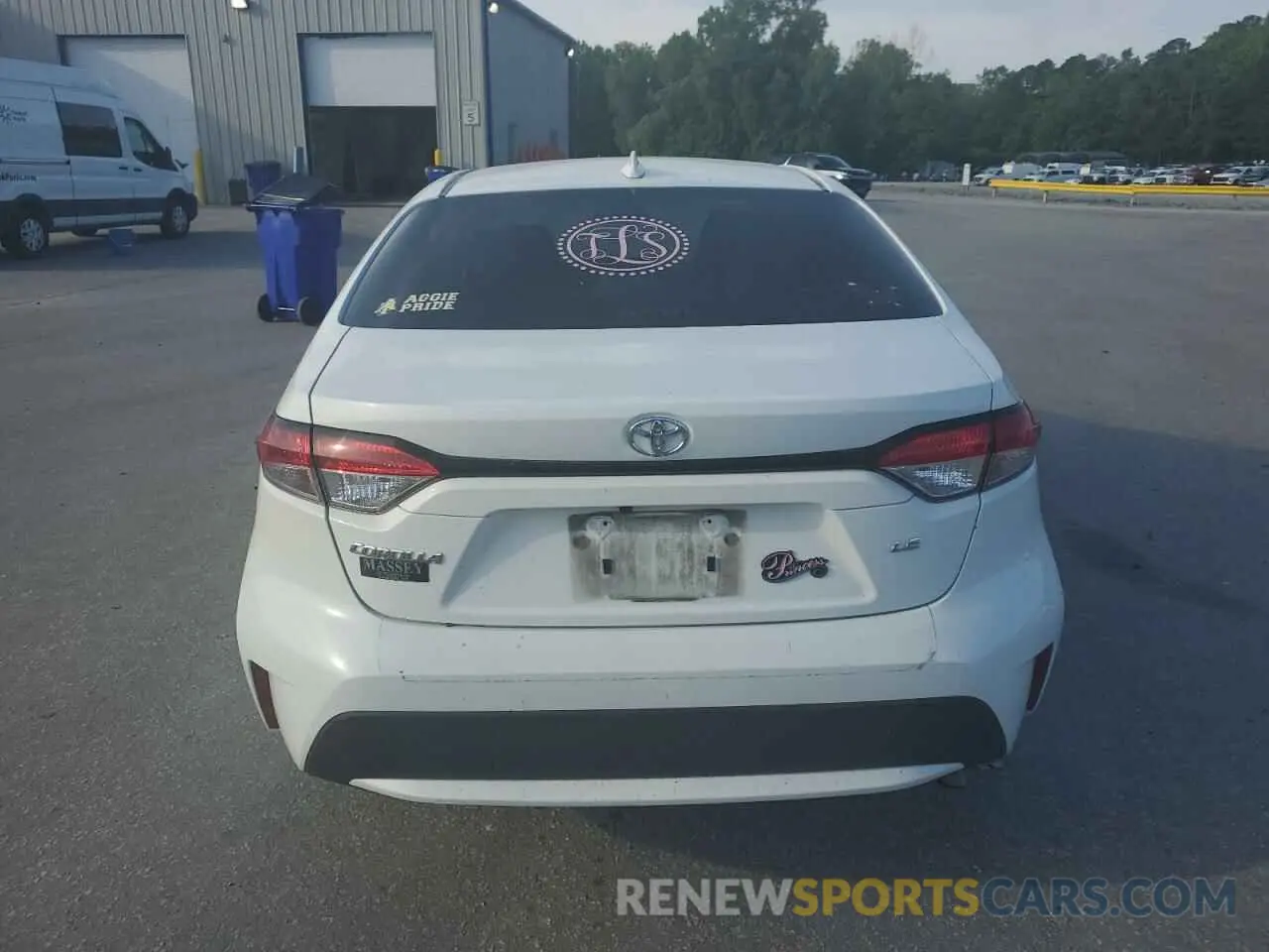 6 Photograph of a damaged car JTDEPRAE0LJ004502 TOYOTA COROLLA 2020