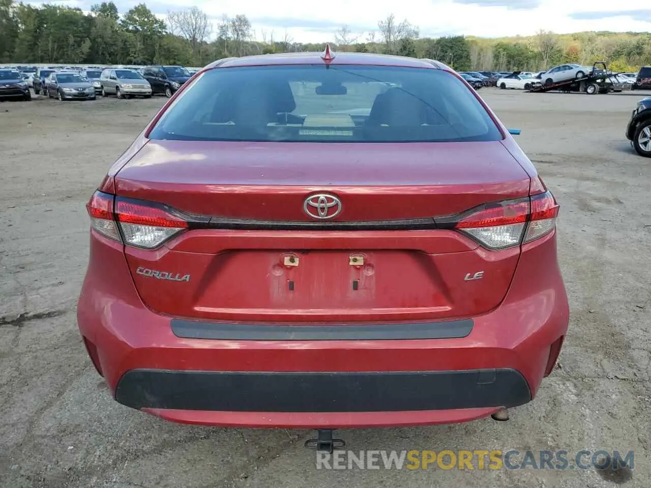 6 Photograph of a damaged car JTDEPRAE0LJ005682 TOYOTA COROLLA 2020