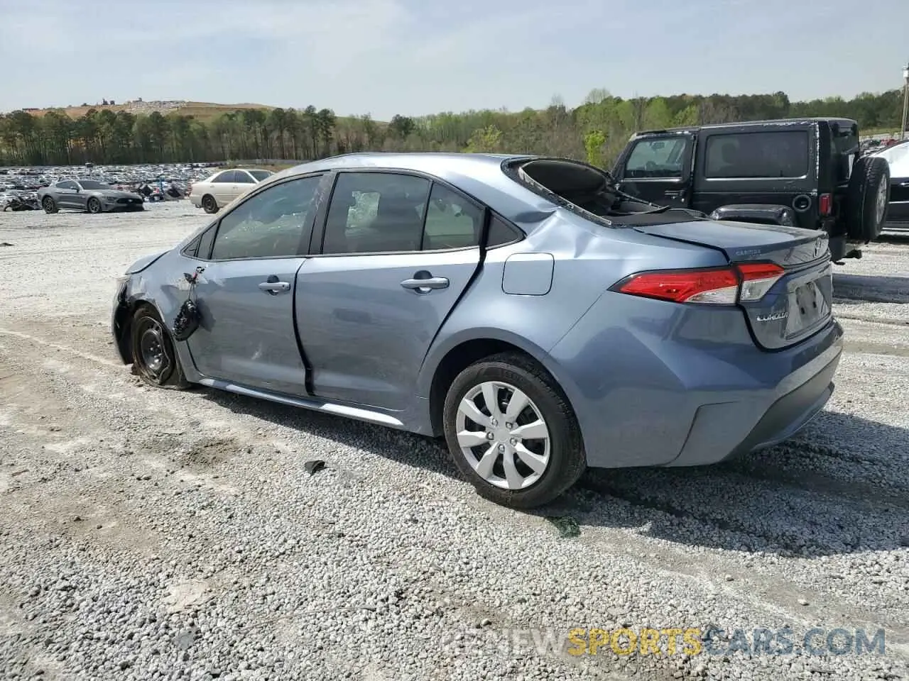 2 Photograph of a damaged car JTDEPRAE0LJ007982 TOYOTA COROLLA 2020
