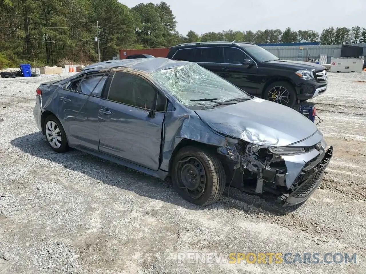 4 Photograph of a damaged car JTDEPRAE0LJ007982 TOYOTA COROLLA 2020