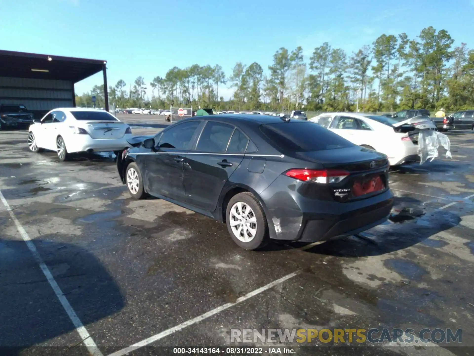 3 Photograph of a damaged car JTDEPRAE0LJ010669 TOYOTA COROLLA 2020