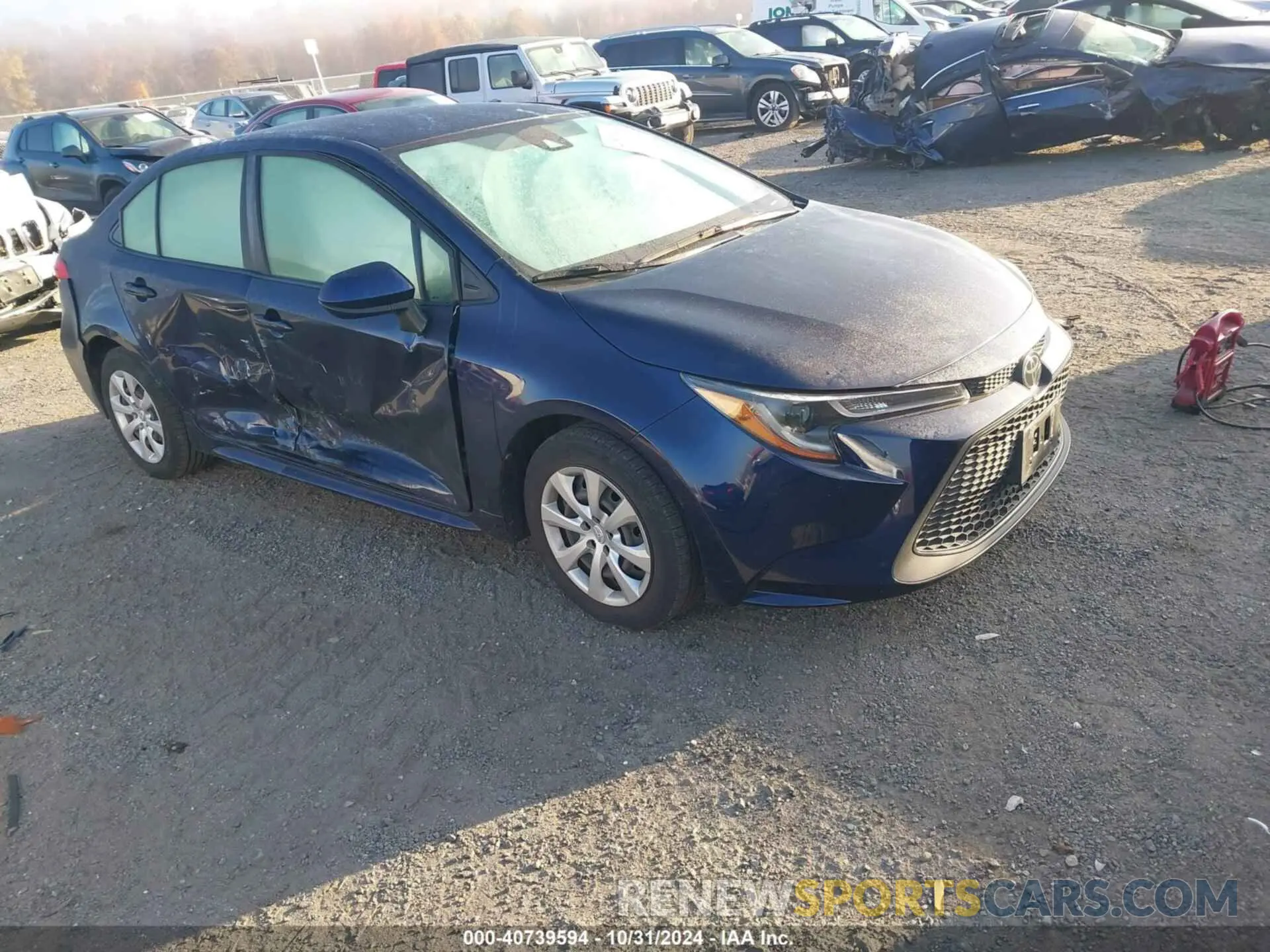 13 Photograph of a damaged car JTDEPRAE0LJ011868 TOYOTA COROLLA 2020